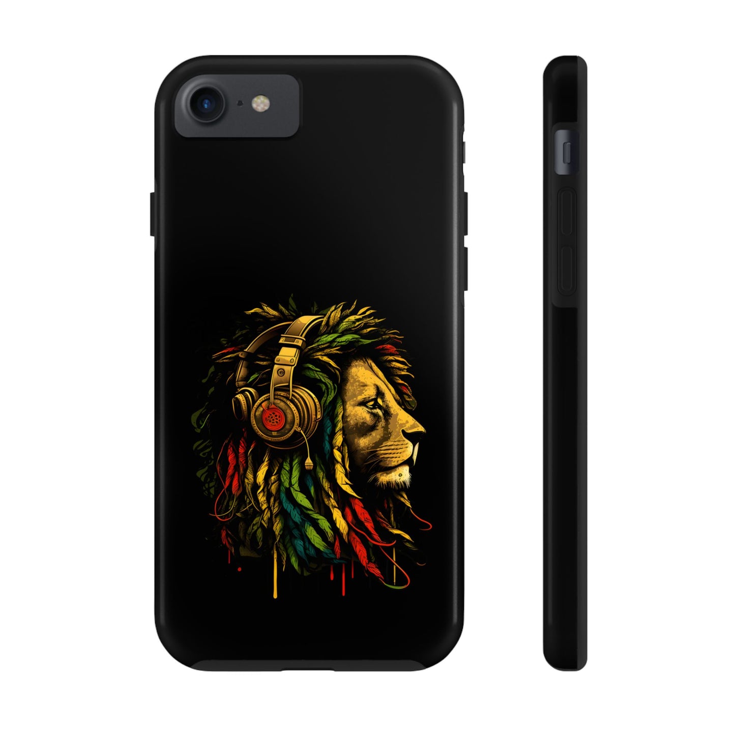 Rasta Reggae Lion Tough iPhone Case