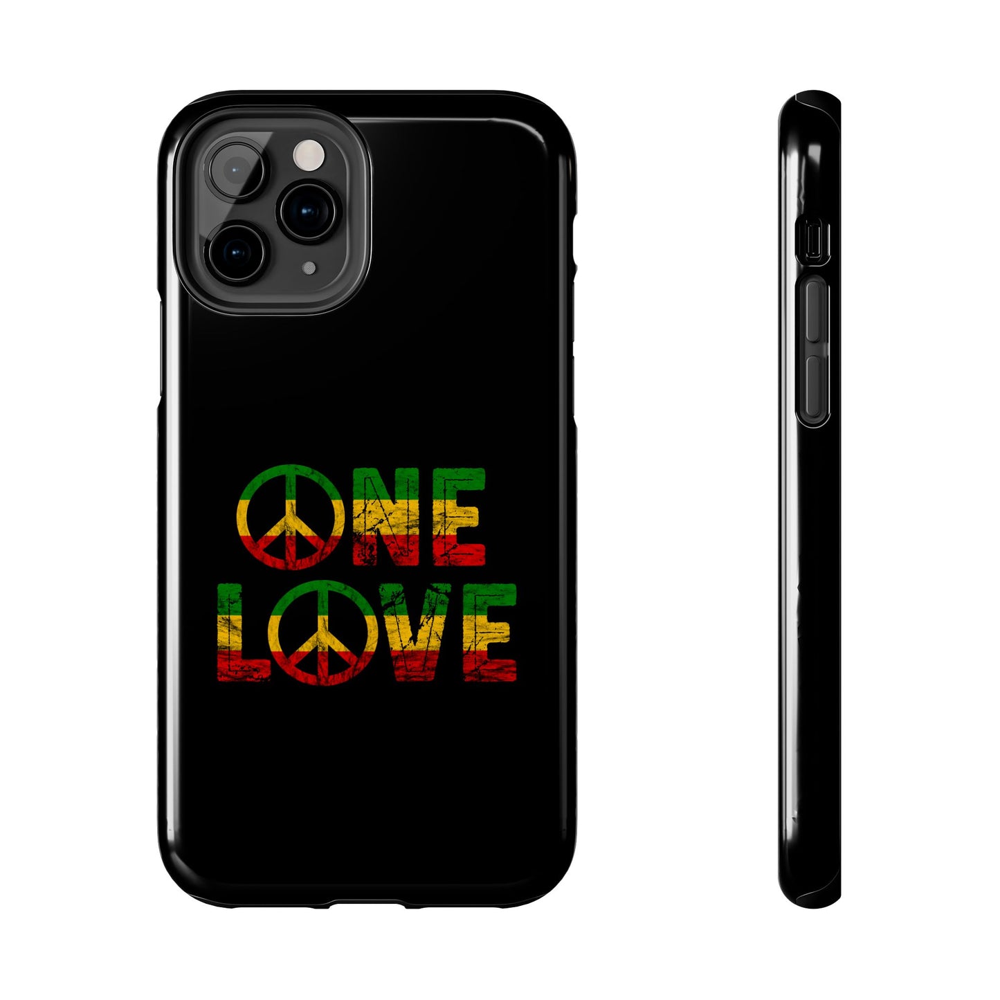 Reggae One Peace Love Tough iPhone Case