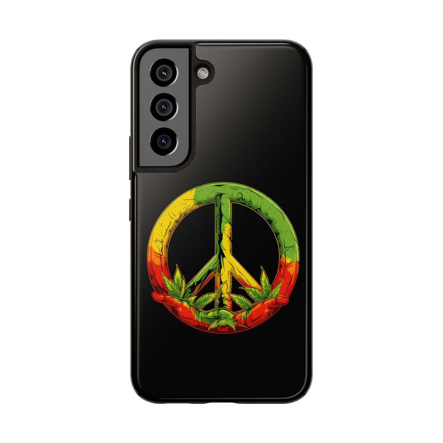 Reggae Peace Sign Tough Samsung Galaxy Phone Case