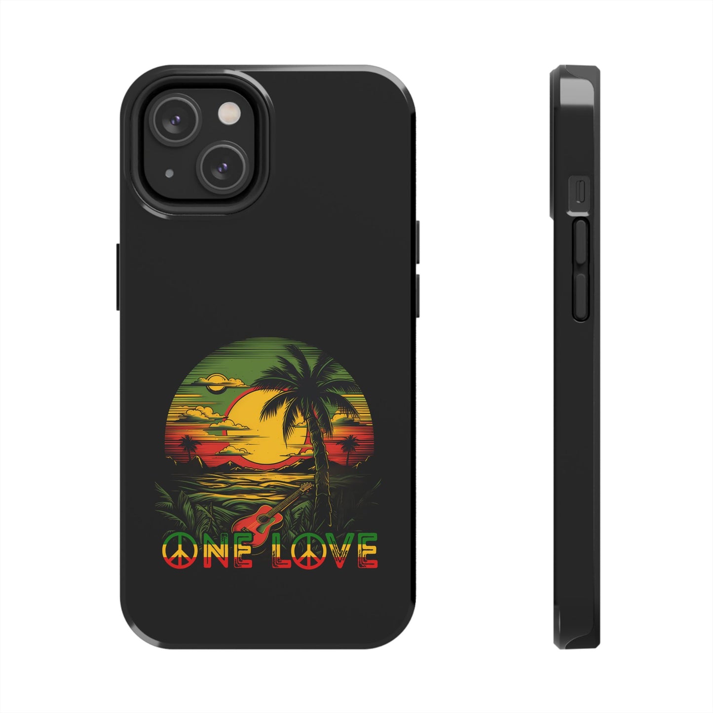 Reggae Sunset Guitar Tough iPhone Case