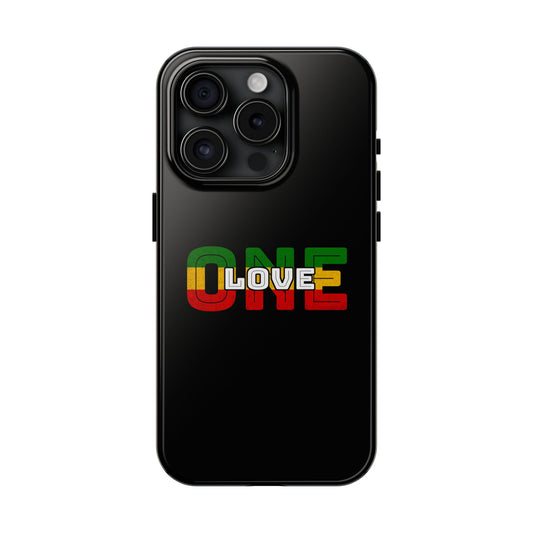 Reggae Pride One Love Tough iPhone Case
