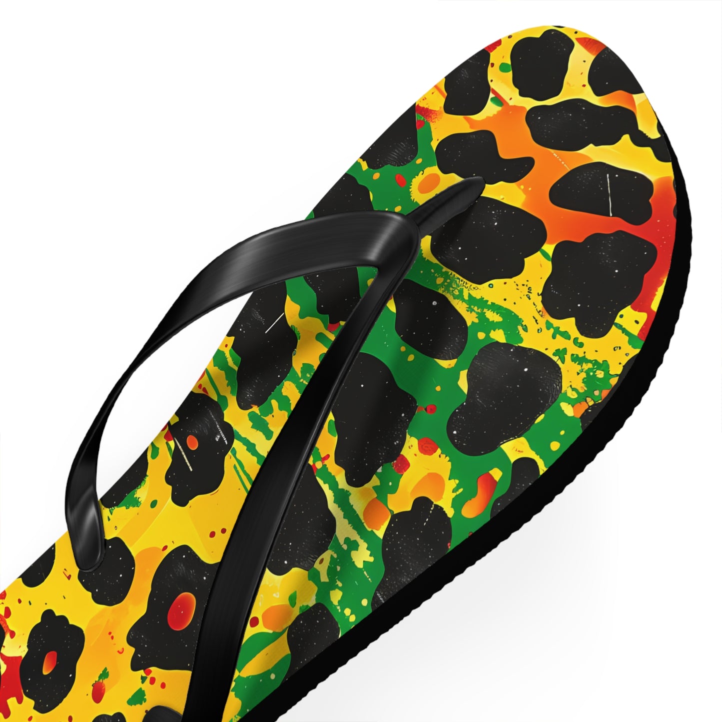 Leopard Flip Flops