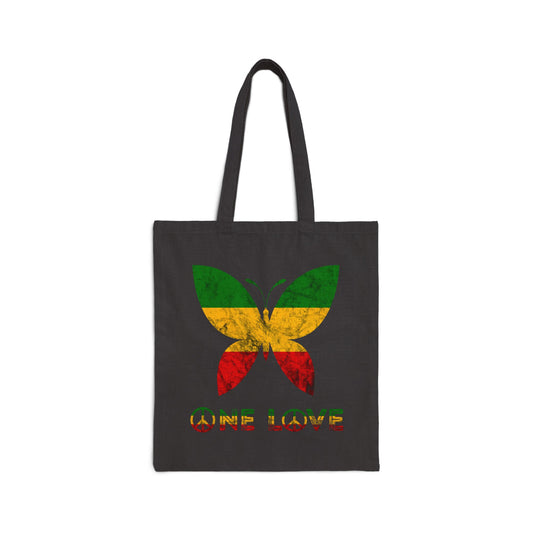 Reggae Butterfly Tote Bag