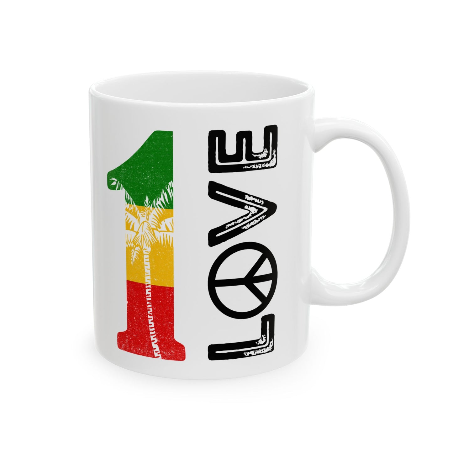 Reggae Vacation 1 Love White Mug