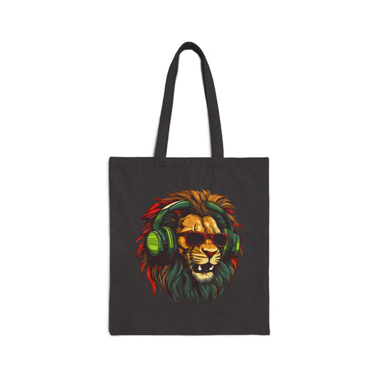 Reggae Music Lion Tote Bag