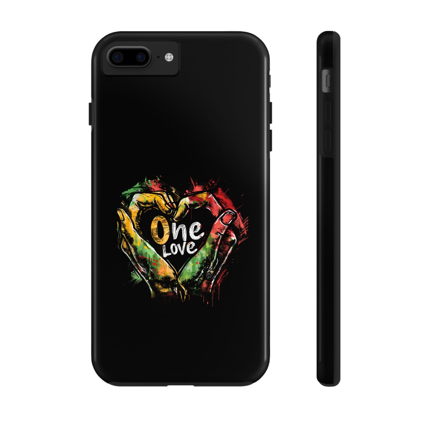 Reggae Hand Heart Tough iPhone Case