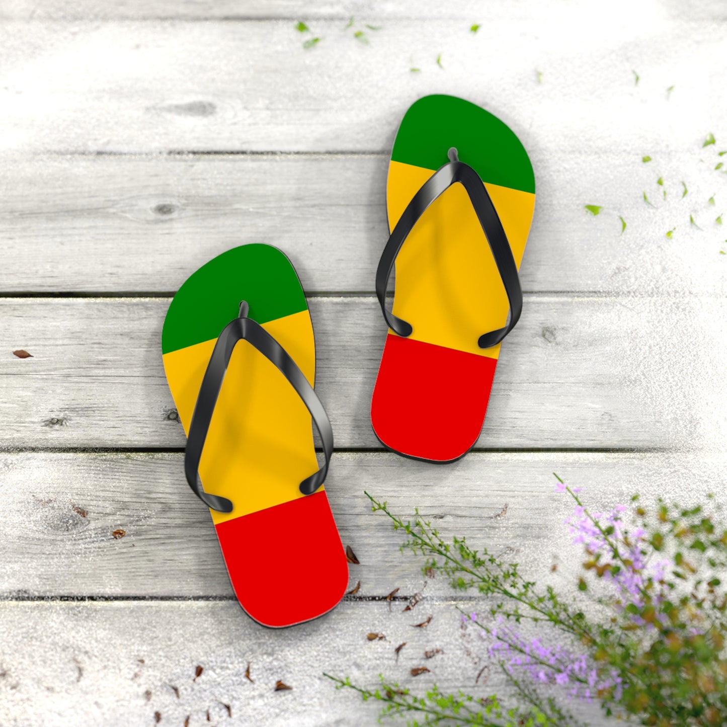 Reggae Colors Flip Flops