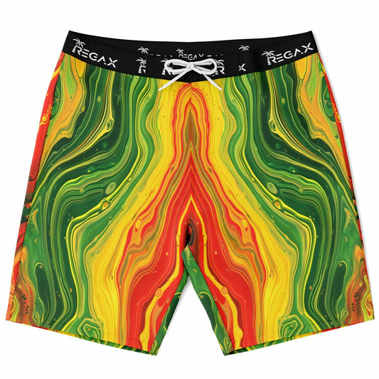 Reggae Paint Swim Shorts