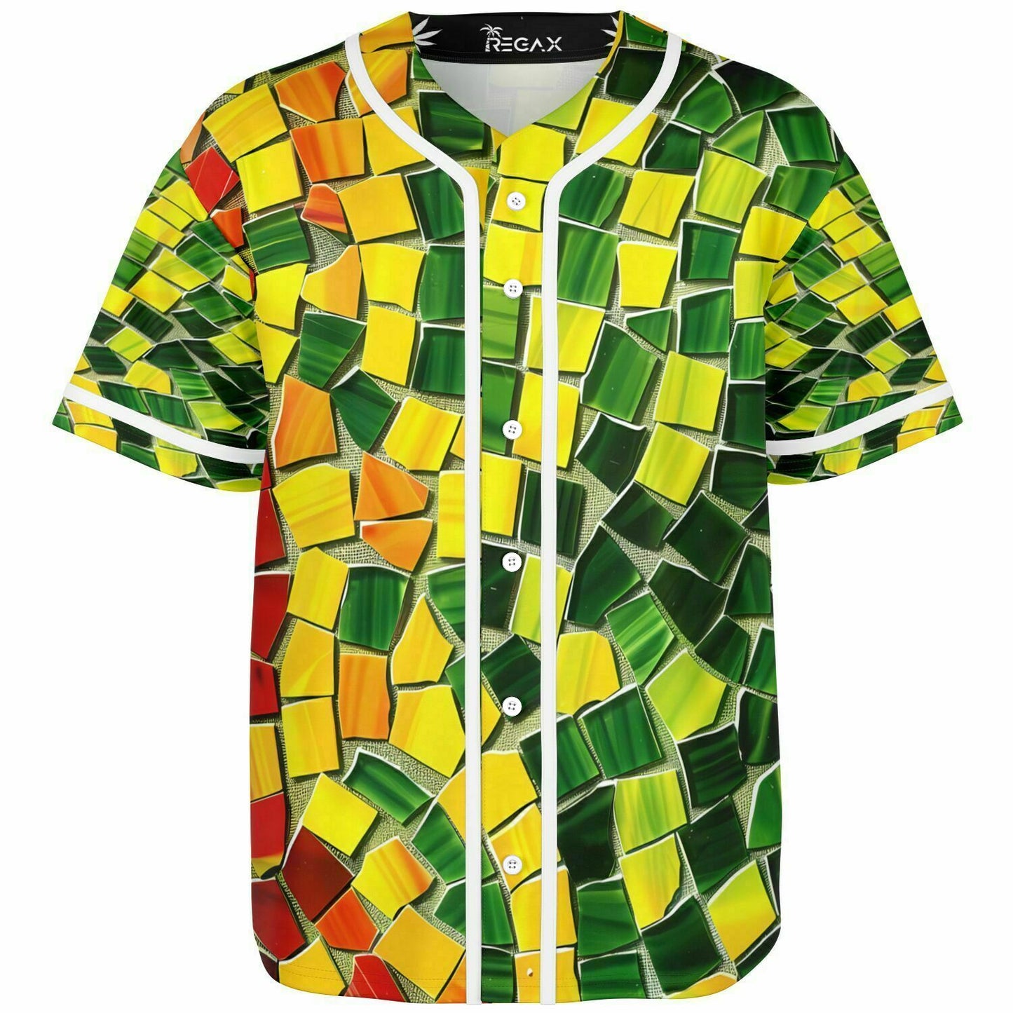 Reggae Mosaic Baseball Jersey