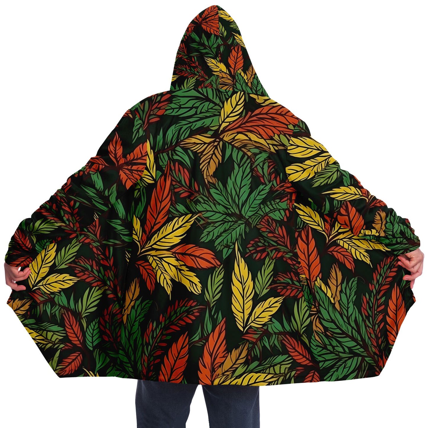 Reggae Plants Microfleece Unisex Cloak