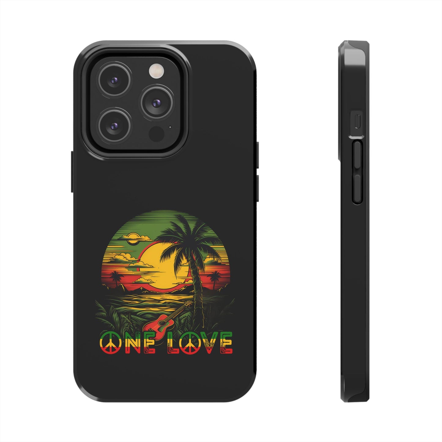 Reggae Sunset Guitar Tough iPhone Case