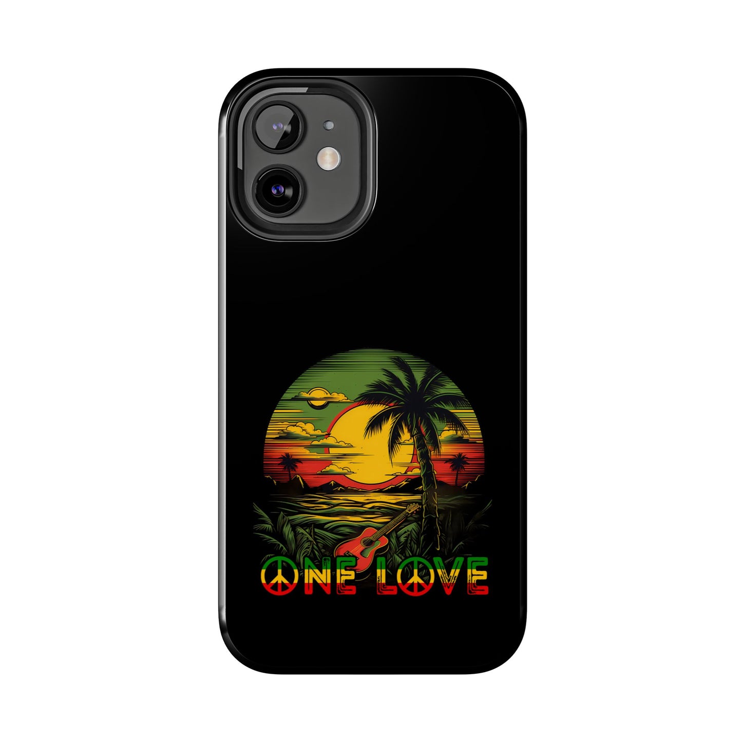 Reggae Sunset Guitar Tough iPhone Case