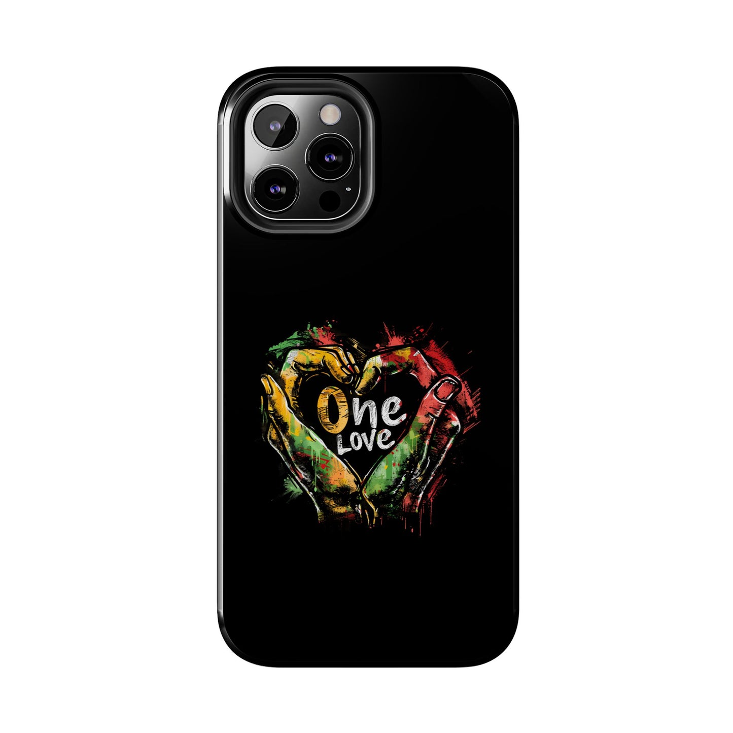 Reggae Hand Heart Tough iPhone Case