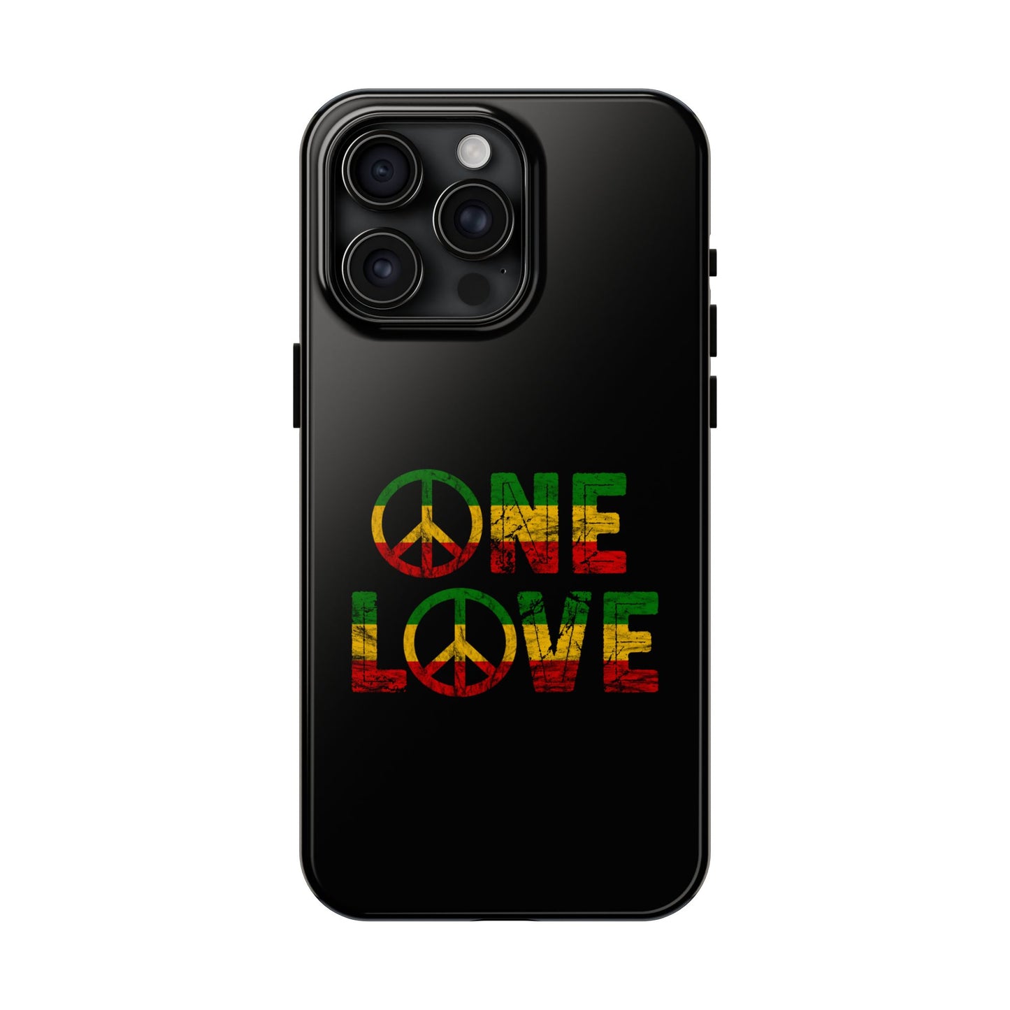 Reggae One Peace Love Tough iPhone Case