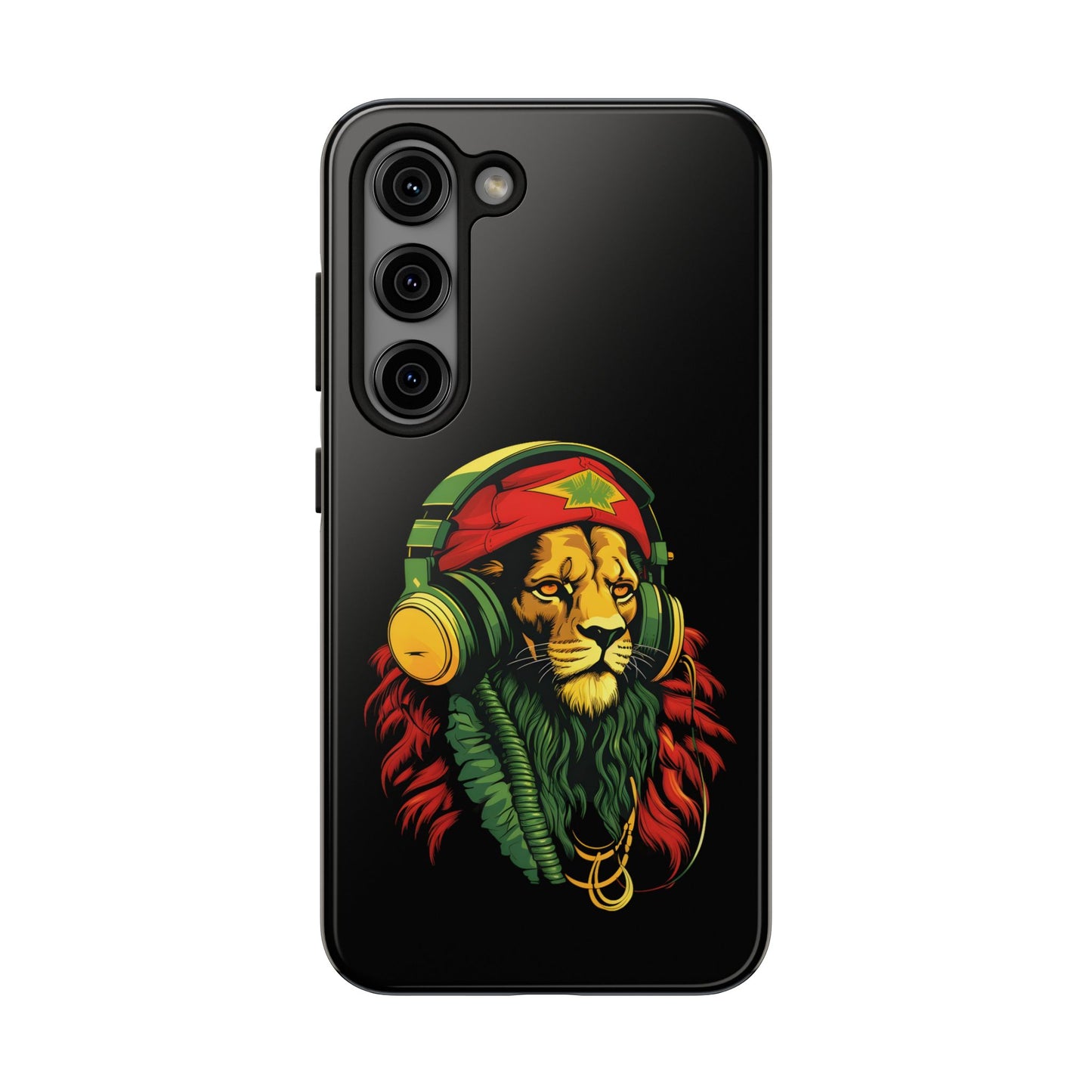 Haile Selassie Reggae Music Lion Tough Samsung Galaxy Phone Case