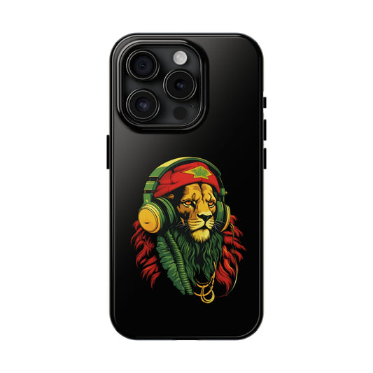 Haile Selassie Reggae Music Lion Tough iPhone Case