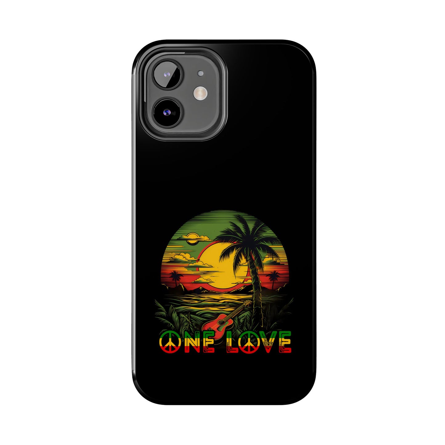 Reggae Sunset Guitar Tough iPhone Case