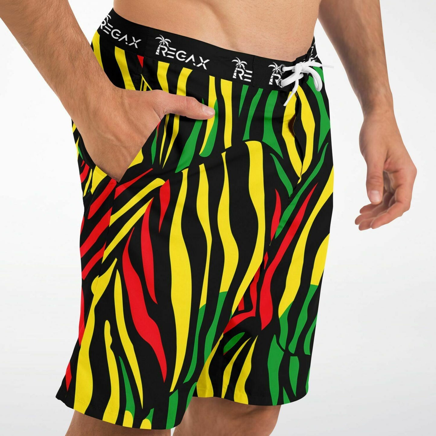 Reggae Zebra Swim Shorts