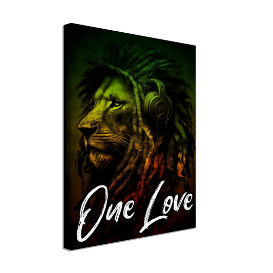 Reggae Lion One Love Canva