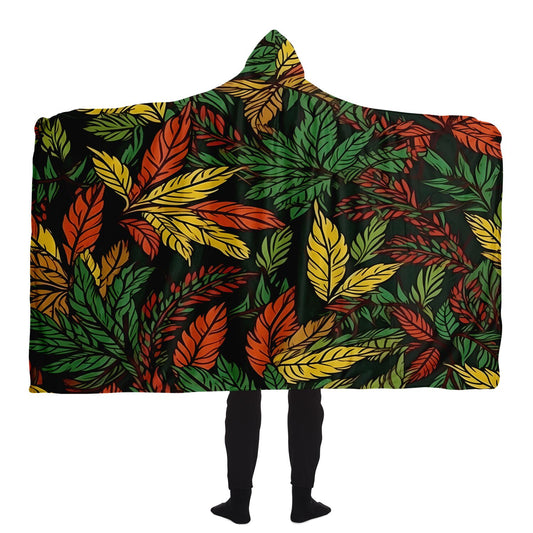 Reggae Plants Unisex Hooded Blanket