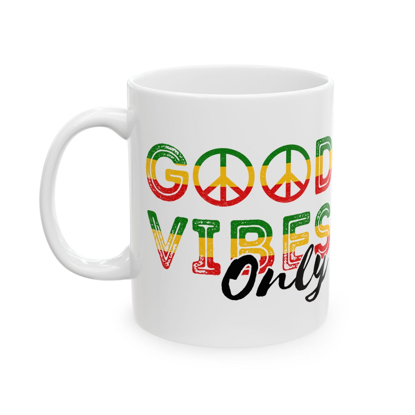 Good Vibes Only White Mug