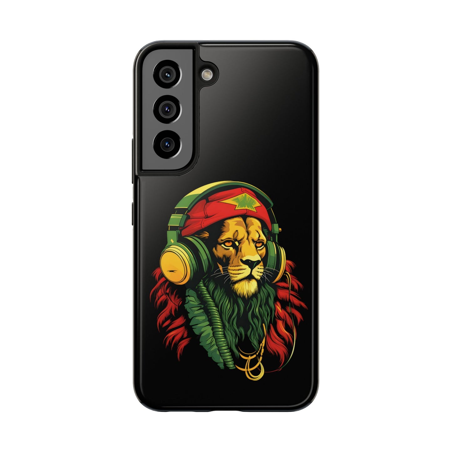 Haile Selassie Reggae Music Lion Tough Samsung Galaxy Phone Case