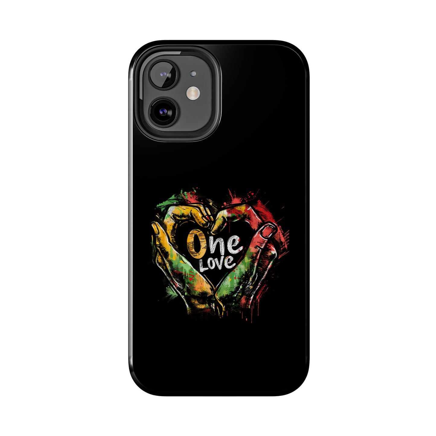 Reggae Hand Heart Tough iPhone Case