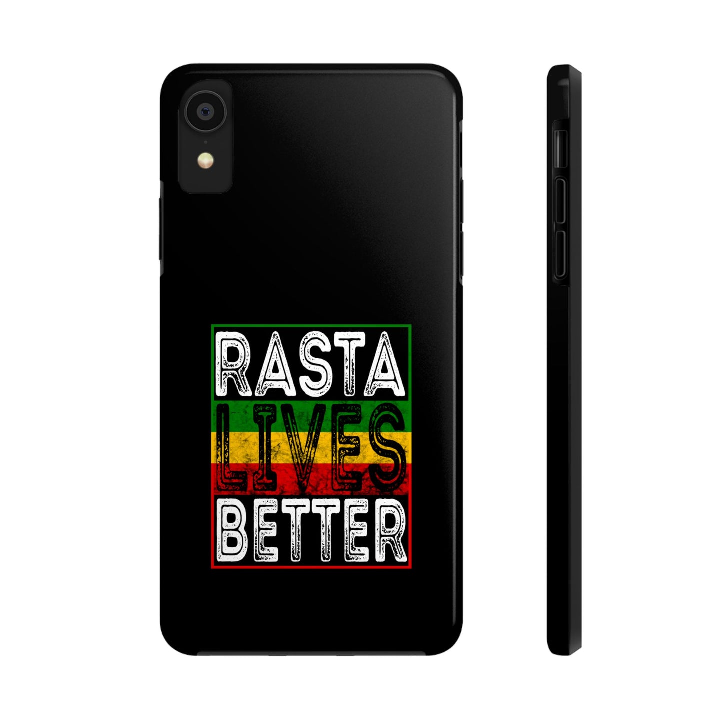 Rasta Lives Better Tough iPhone Case