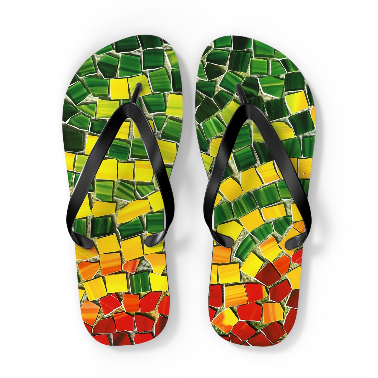 Mosaic Flip Flops