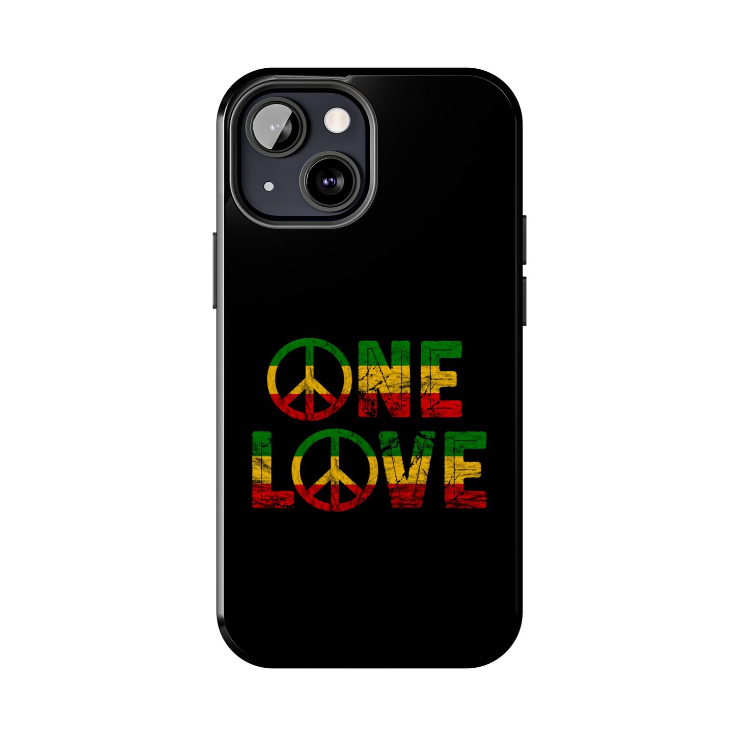 Reggae One Peace Love Tough iPhone Case