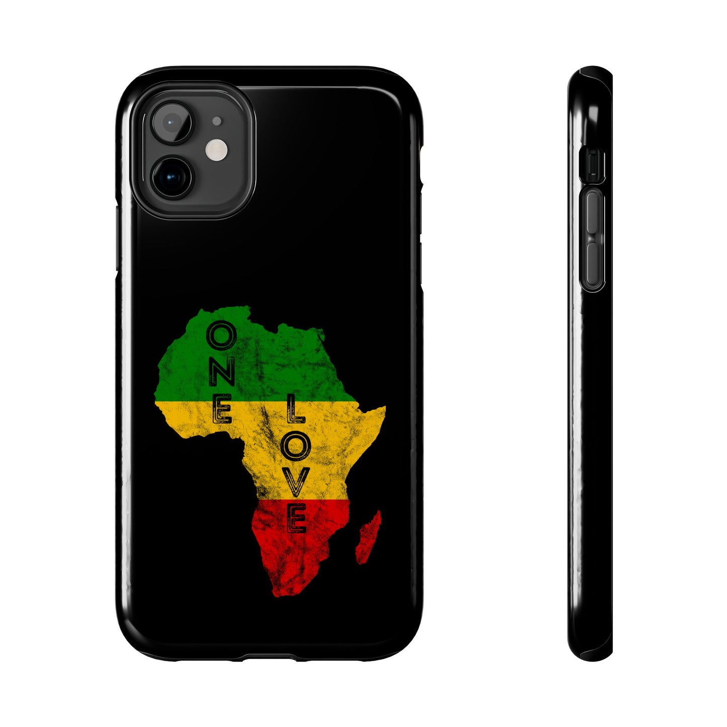 Reggae Africa Map Tough iPhone Case