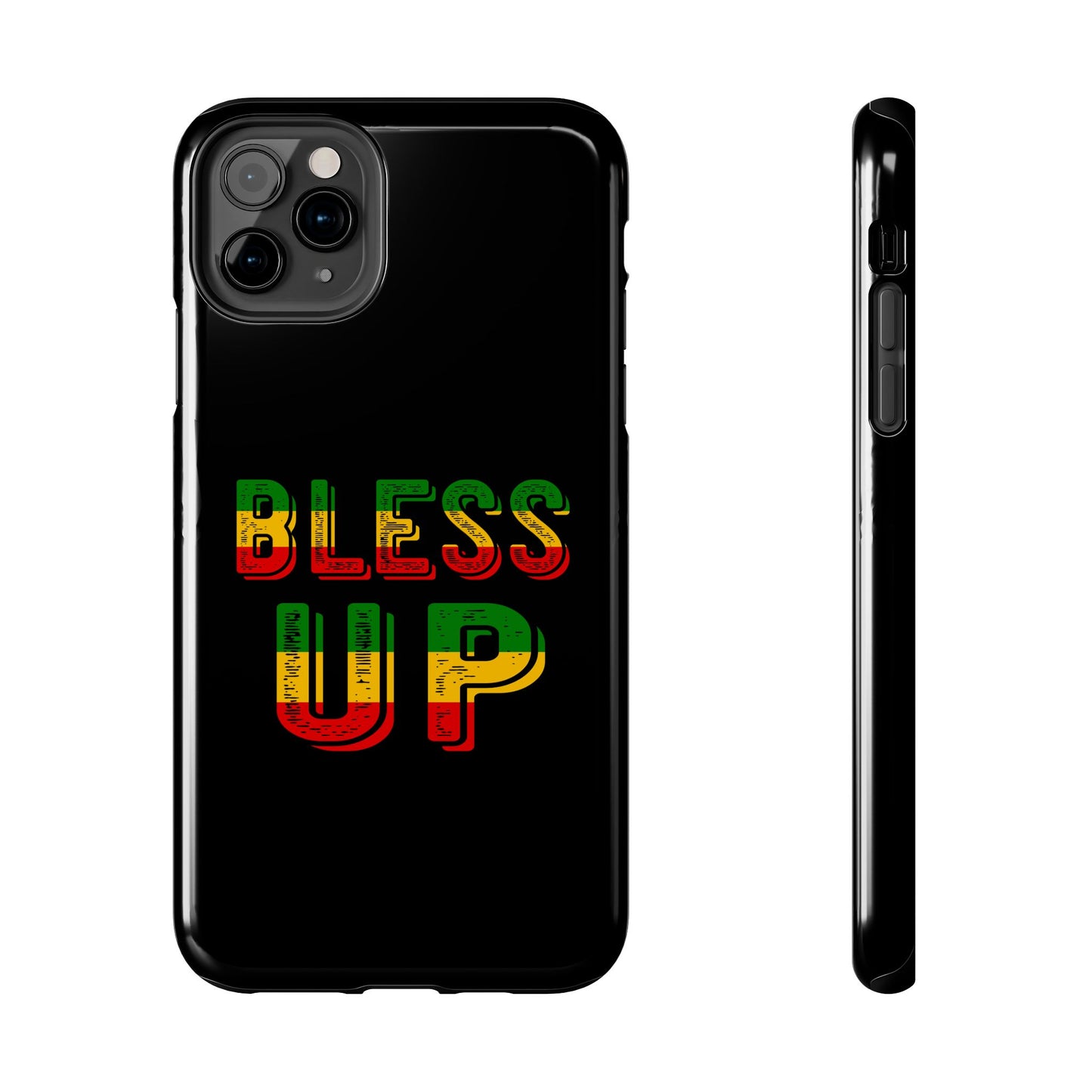 Bless Up Love Tough iPhone Case