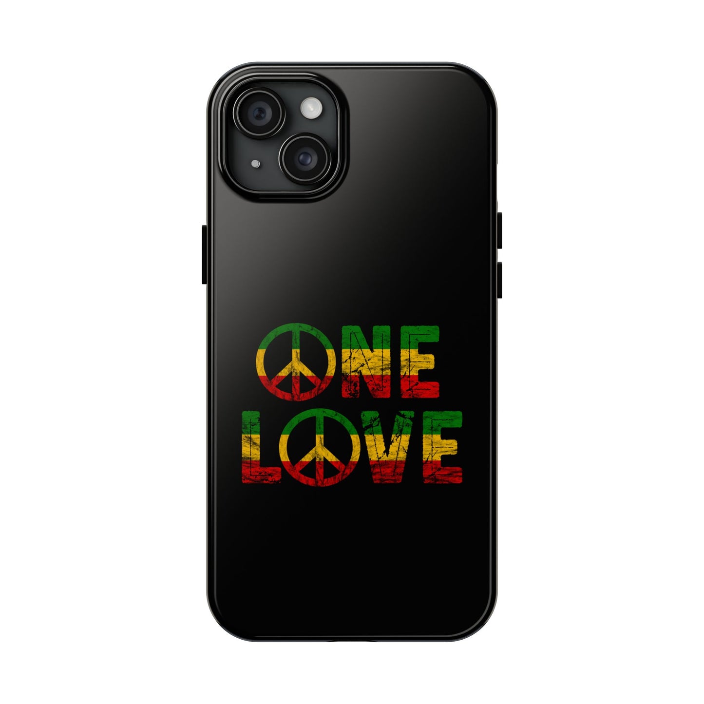 Reggae One Peace Love Tough iPhone Case