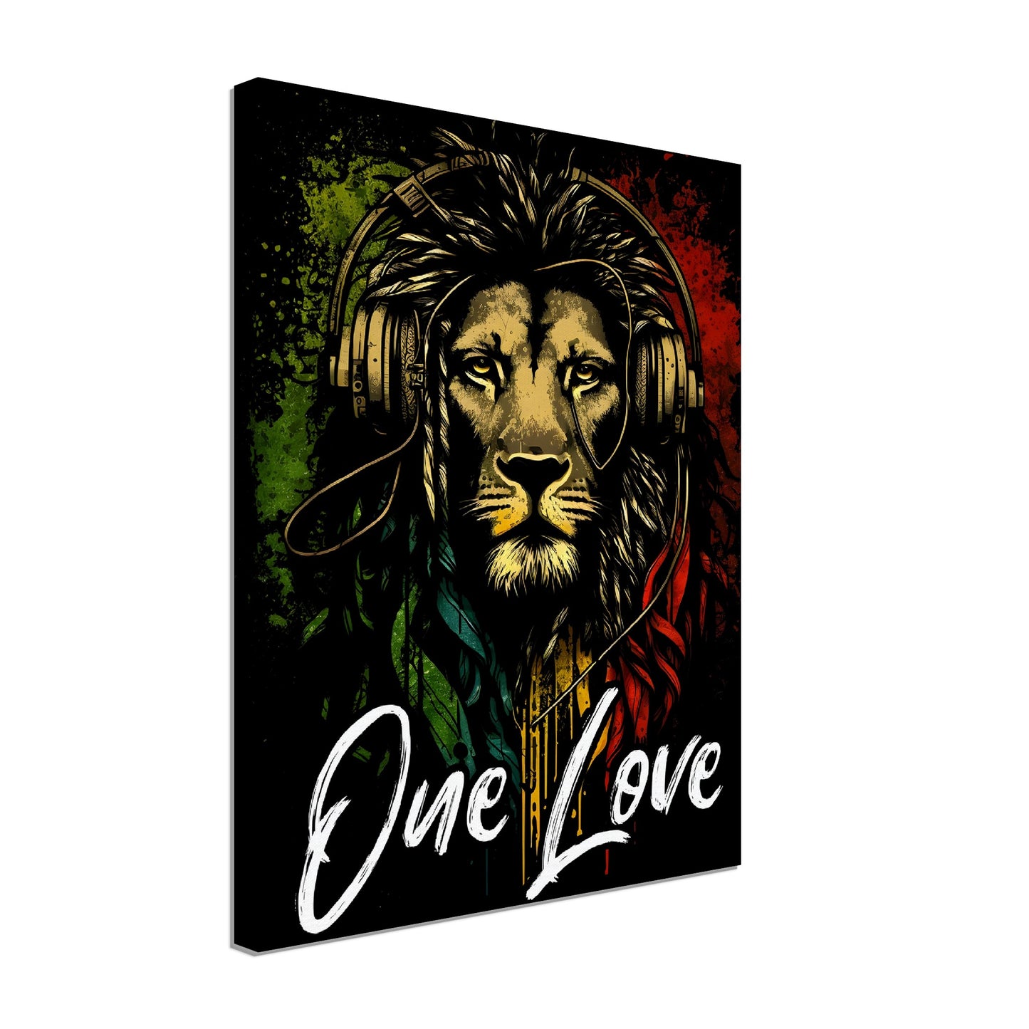 Reggae Music Lion One Love Canva