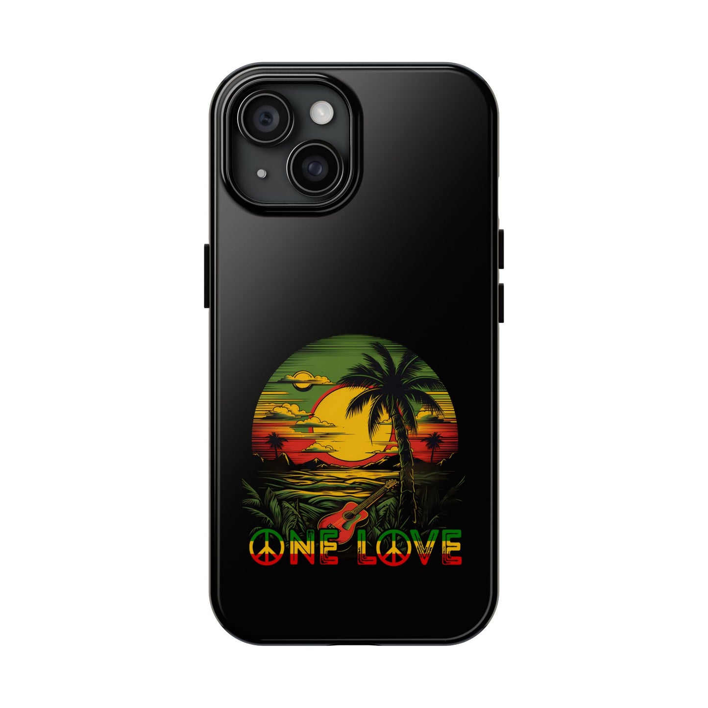 Reggae Sunset Guitar Tough iPhone Case