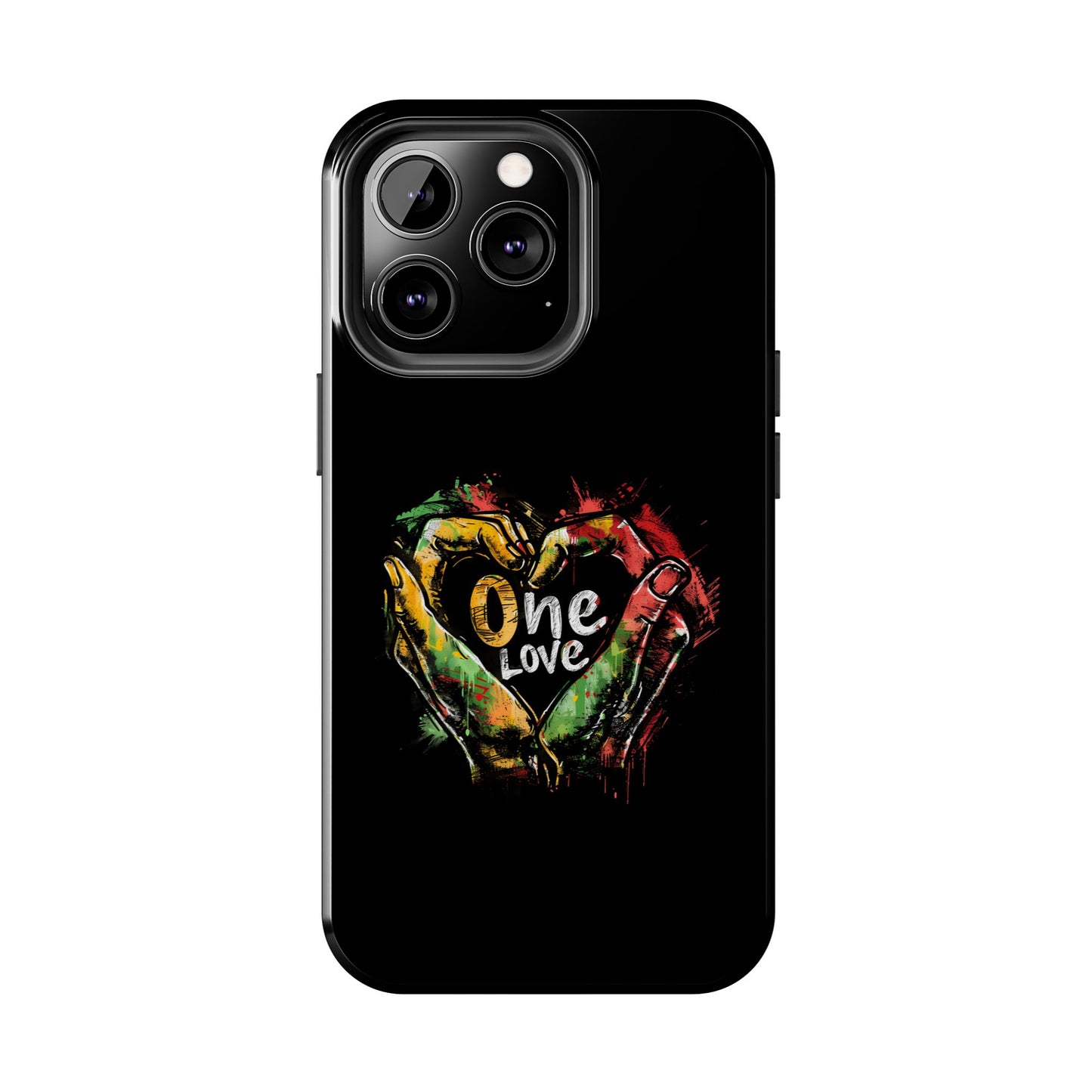 Reggae Hand Heart Tough iPhone Case