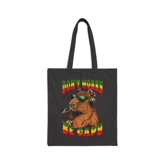 Reggae Capybara Don't Worry Be Capy Tote Bag