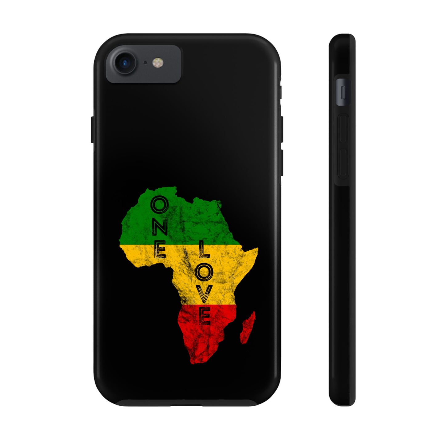 Reggae Africa Map Tough iPhone Case