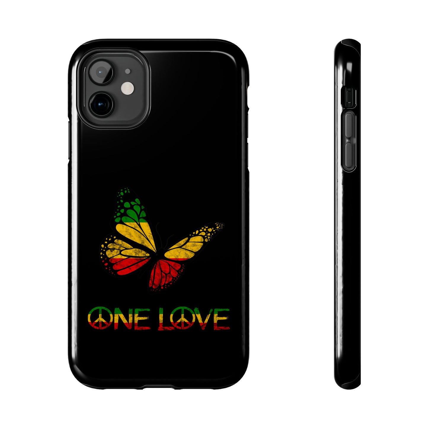 Reggae Harmony Butterfly Tough iPhone Case