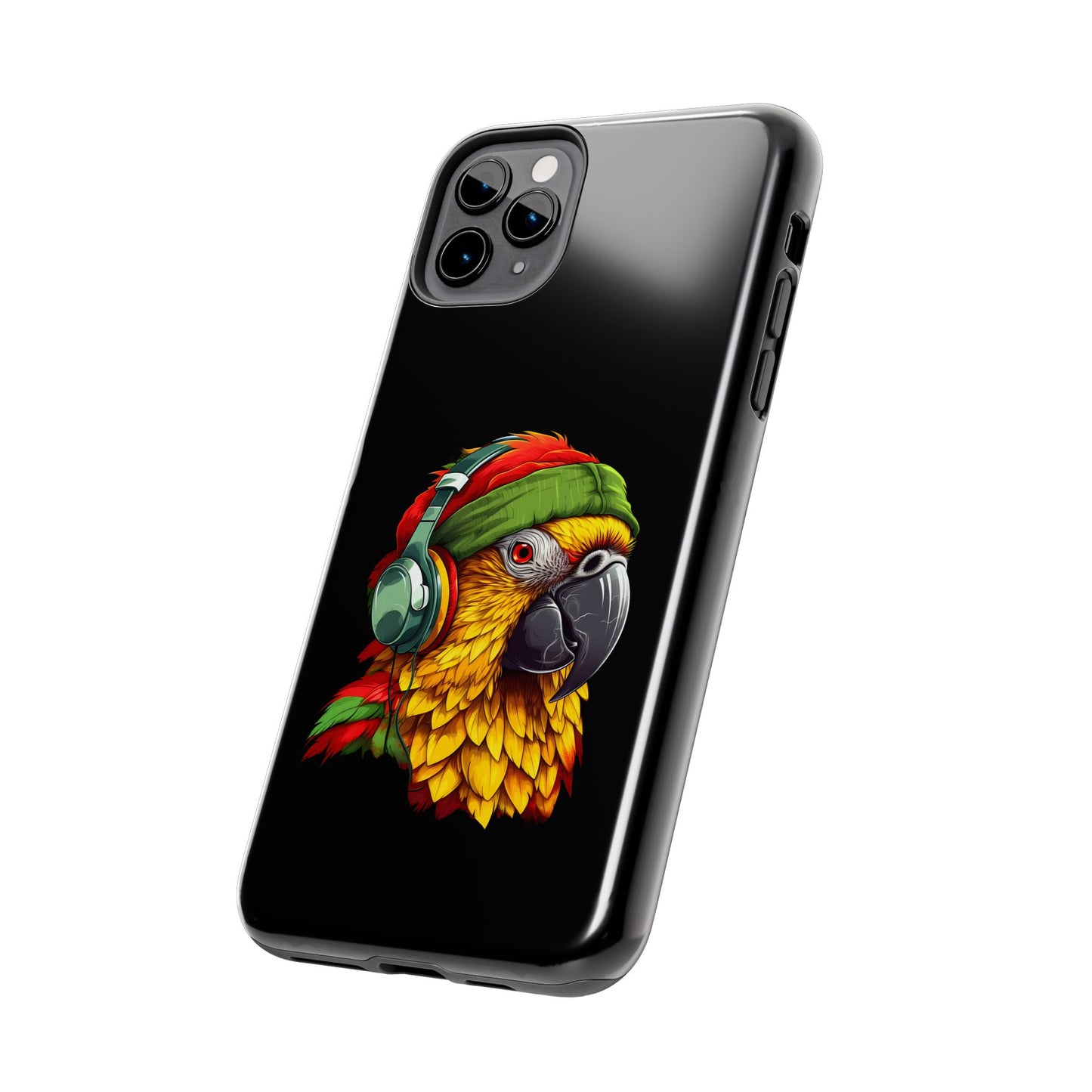 Reggae Parrot Tough iPhone Case