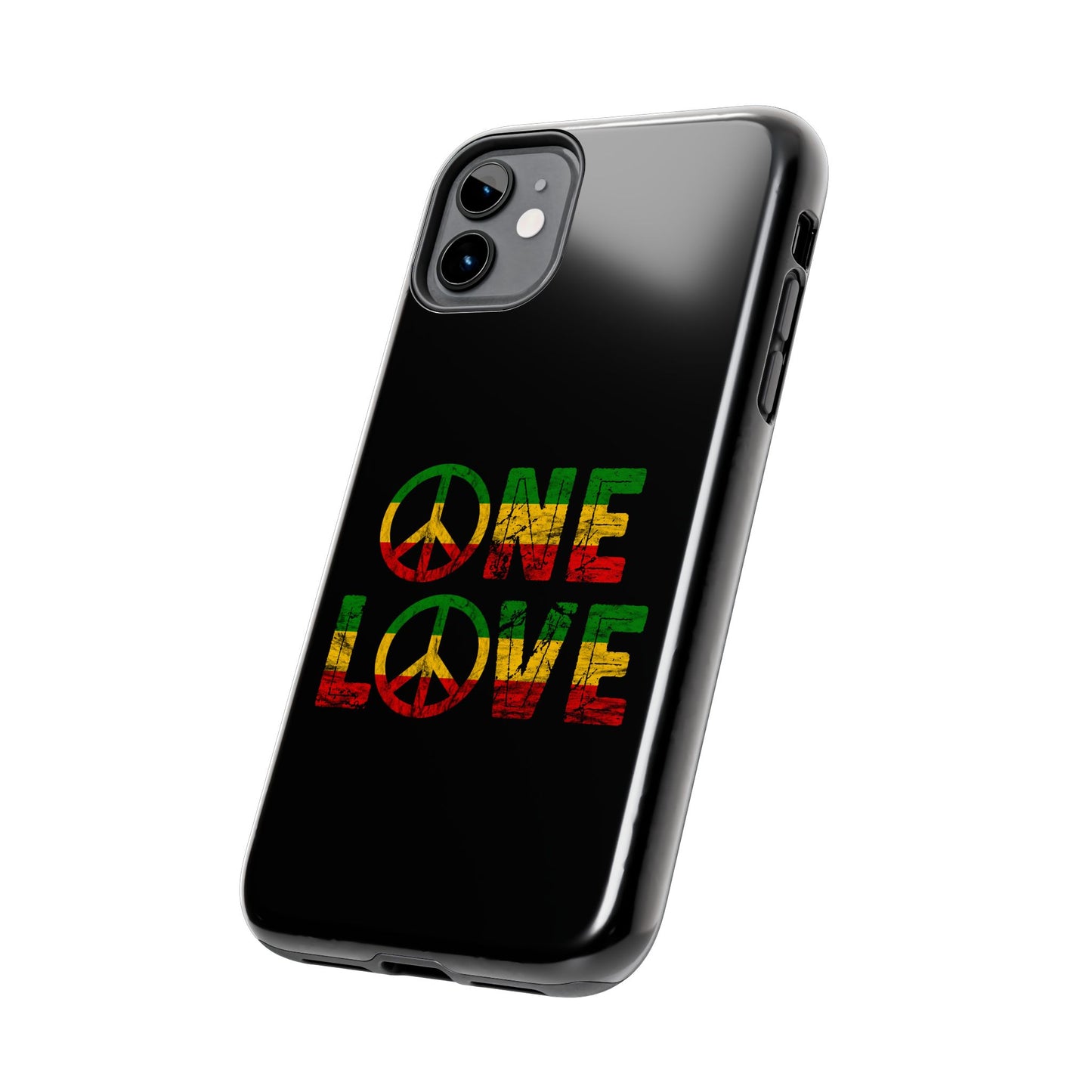 Reggae One Peace Love Tough iPhone Case