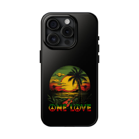 Reggae Sunset Guitar Tough iPhone Case