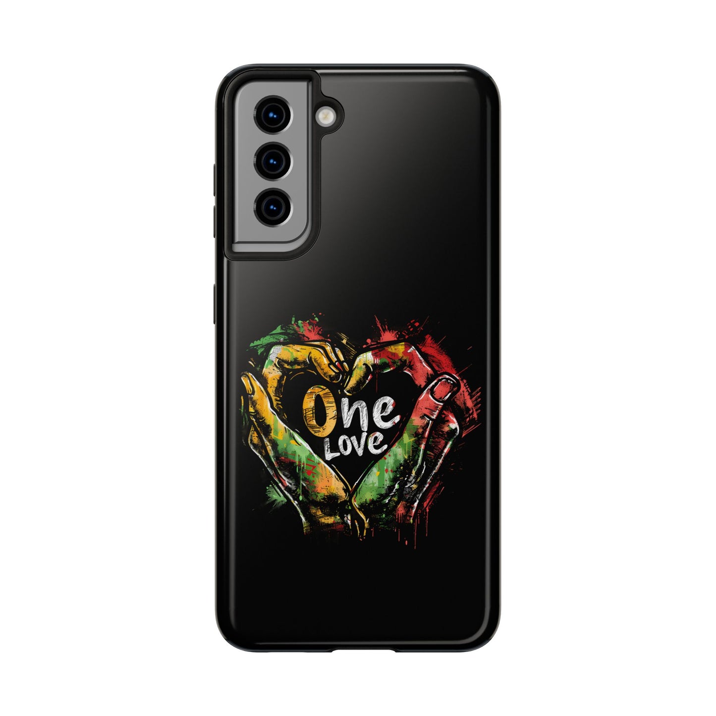 Reggae Hand Heart Tough Samsung Galaxy Phone Case