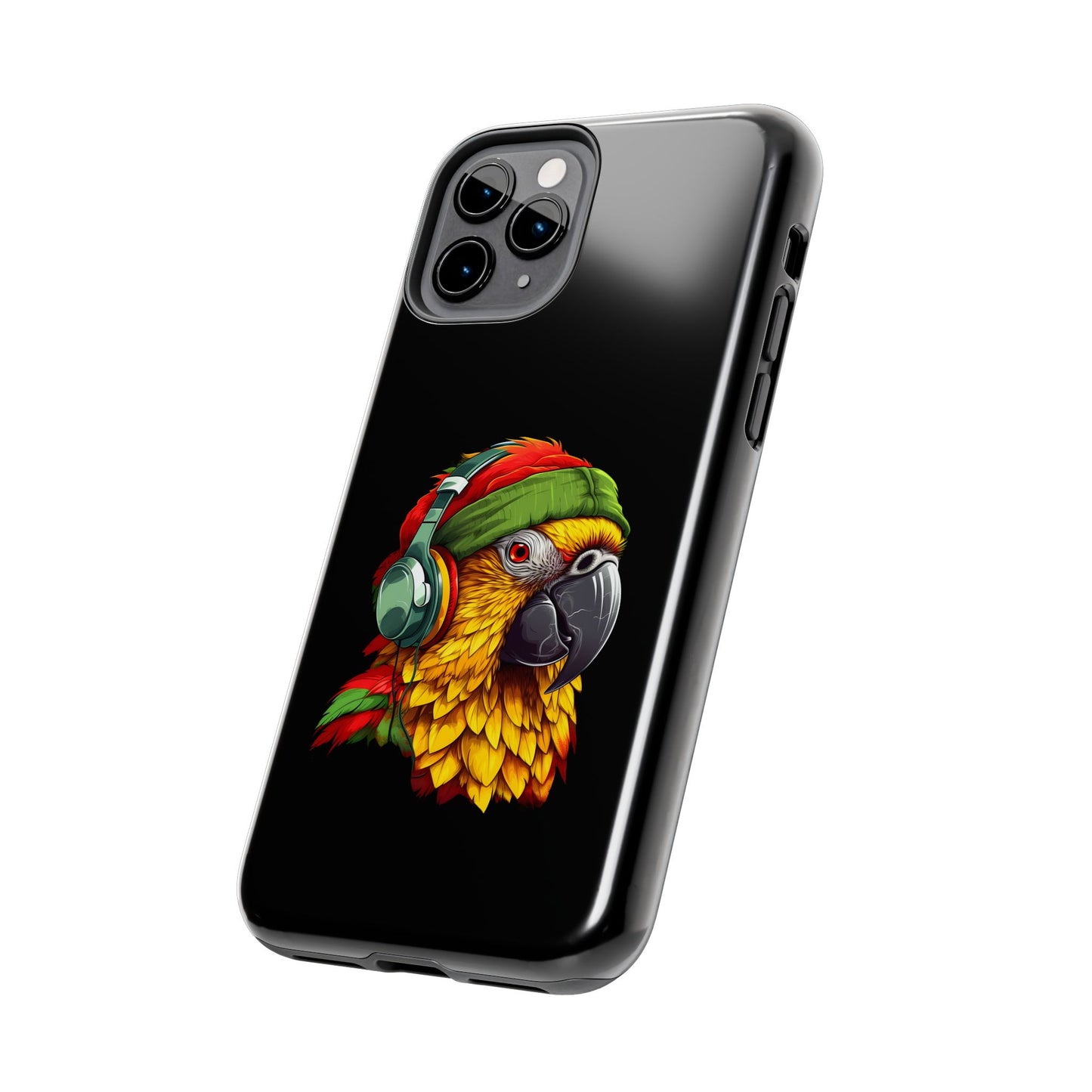 Reggae Parrot Tough iPhone Case