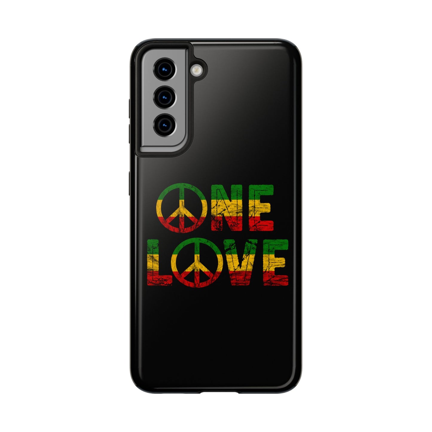 Reggae One Peace Love Tough Samsung Galaxy Phone Case