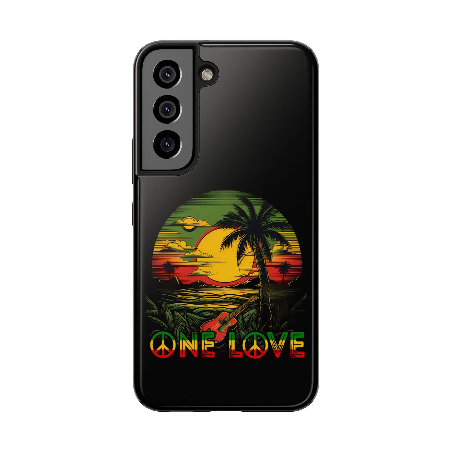 Reggae Sunset Guitar Tough Samsung Galaxy Phone Case