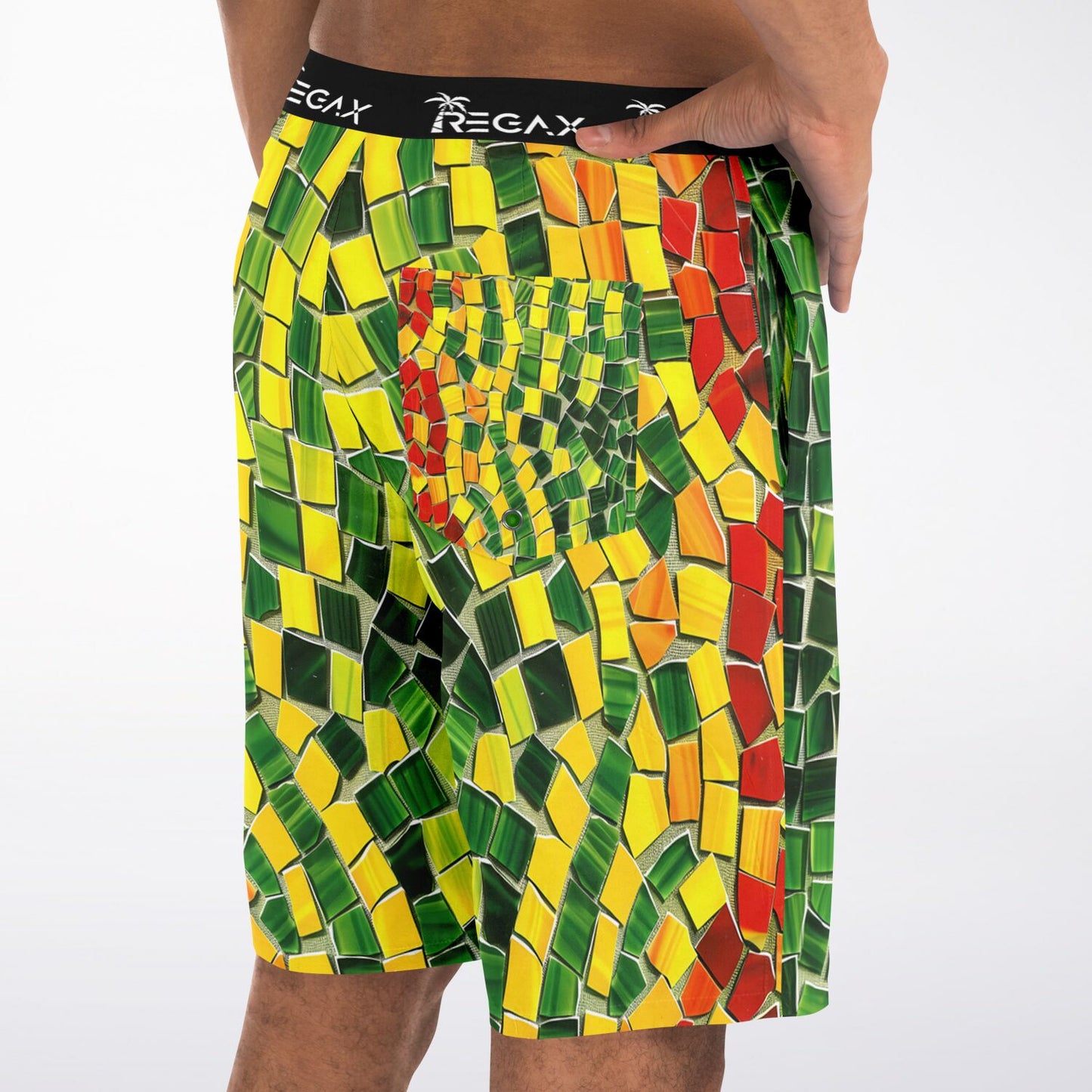 Reggae Mosaic Swim Shorts