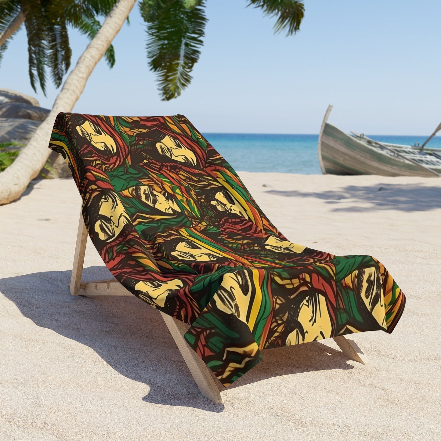 Rasta Man Beach Towel