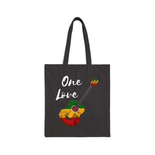 Reggae Guitar Tote Bag