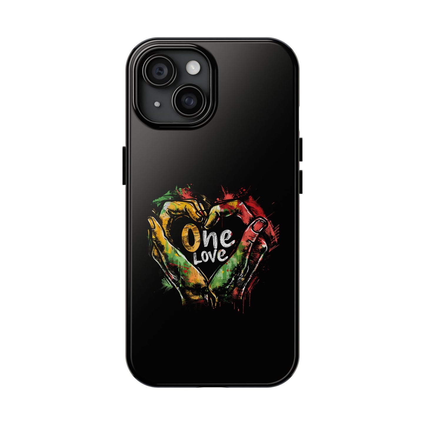 Reggae Hand Heart Tough iPhone Case